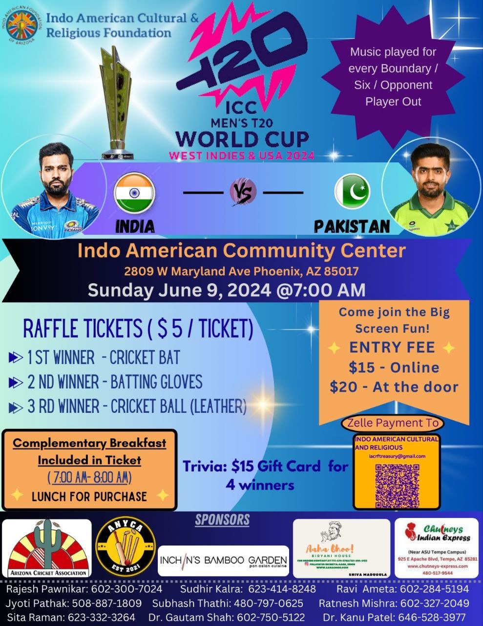 T-20 live screen event